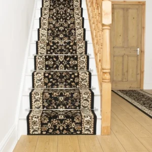 Ottoman Black Stair Runners