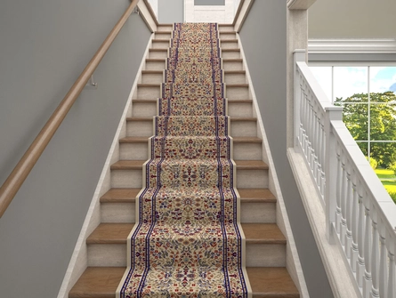 Modern Stair Runner Printed Carpet