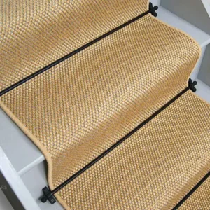 Natural Mini Basketweave Sisal Stair Runner