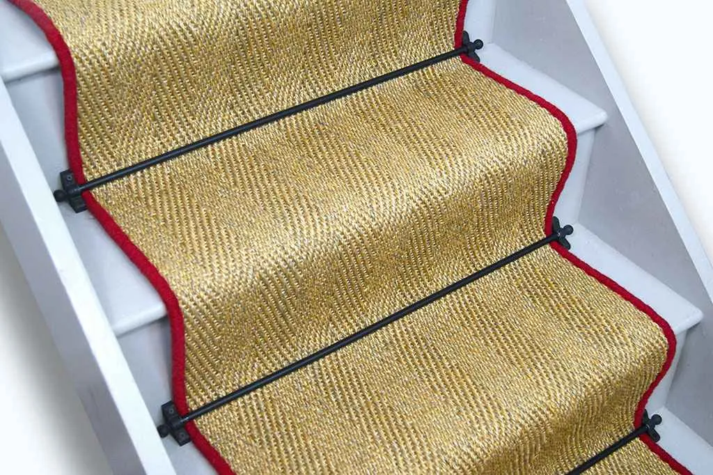 Oatmeal Herringbone Sisal Stair Runner