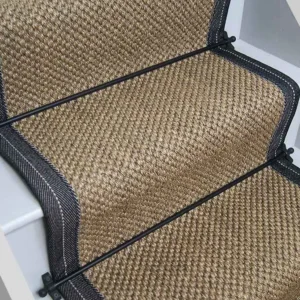 Oriental Pewter Sisal Stair Runner